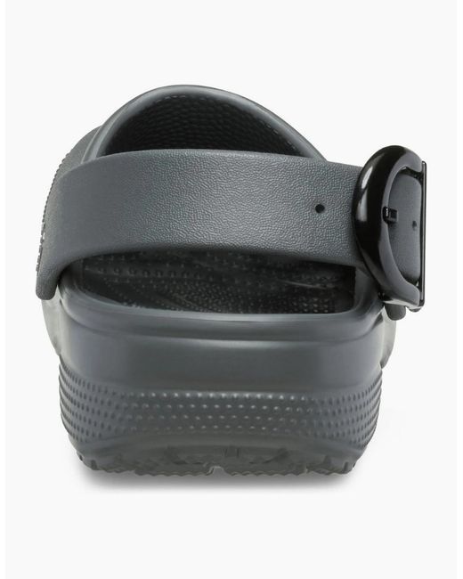 CROCSTM Black Classic Buckle Clogs
