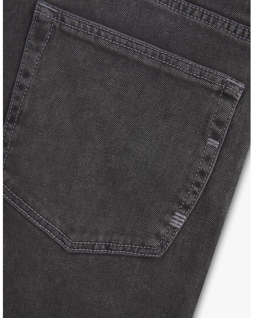 Vingt Quatre Denim Gray Vingt Quatre Taper Fit Wolf Jeans for men