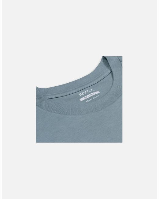 RVCA Blue Benj Battle T-Shirt for men