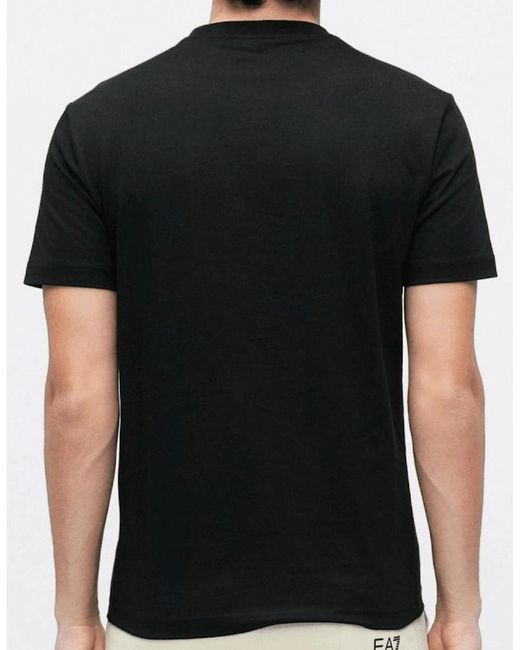 EA7 Black Foil Logo/ T-Shirt for men