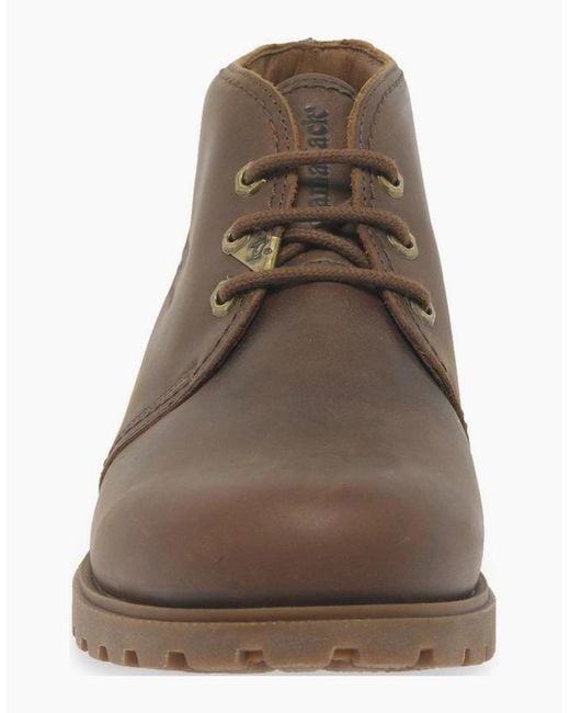 Panama Jack Brown Classic (Bota) Waterproof Leather Lace Up Chukka Ankle Boot for men