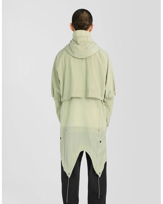 Lyle & Scott Green Utility Anorak Jacket for men