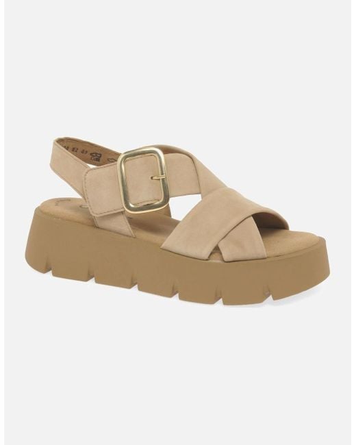 Gabor Natural Daphne Sandals