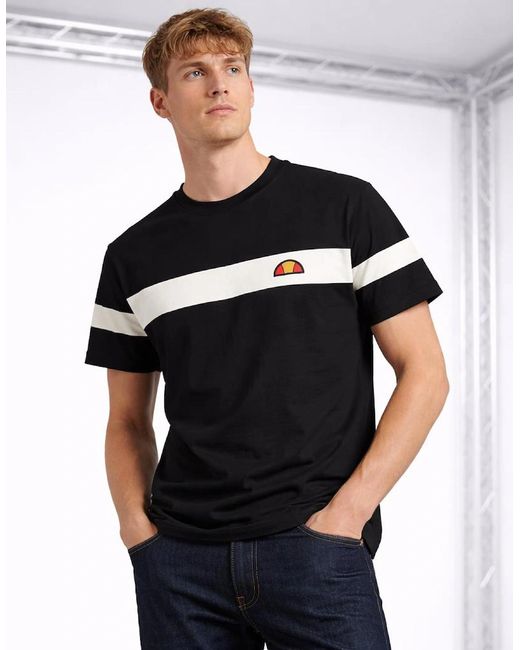 Ellesse Black Caserio T-Shirt//Off for men