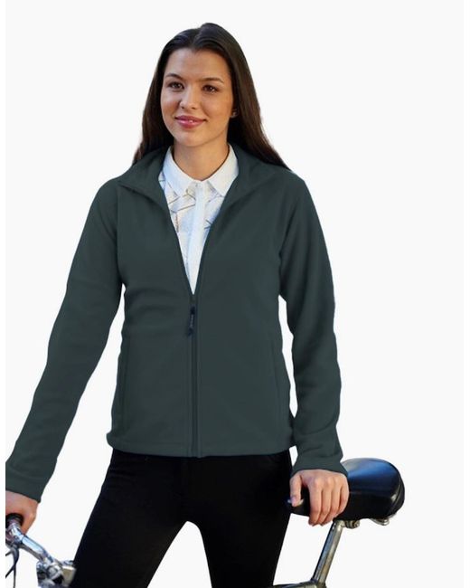 Regatta Green Professional /Ladies Microfleece Full Zip Jacket