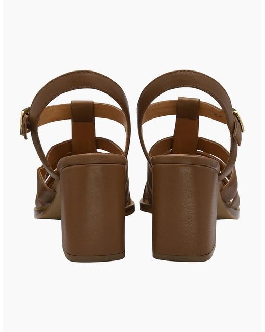 Ravel Brown Laxton Heeled Sandals