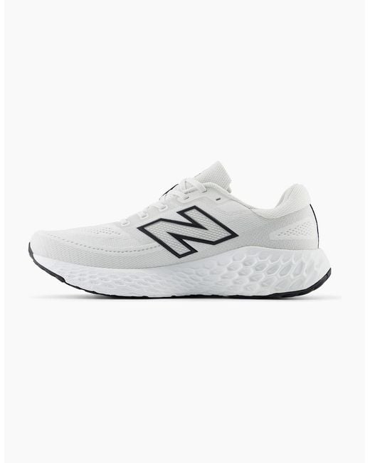 New Balance White Evoz V4 Road Running Shoes for men