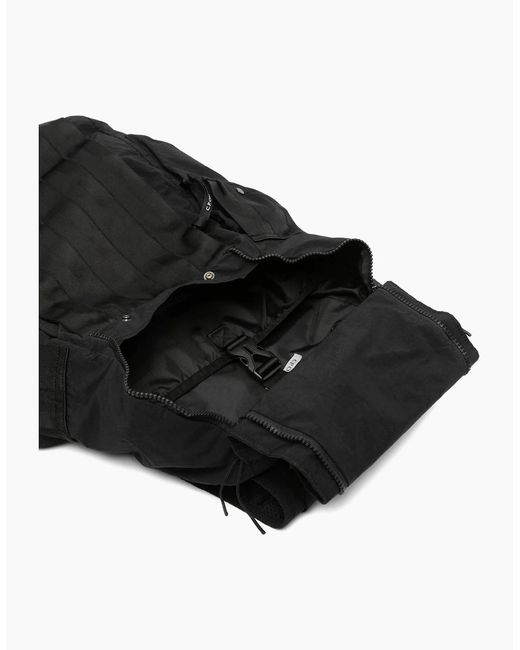C P Company Black Branded Backpack for men
