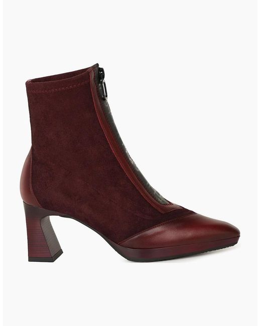Hispanitas Purple Atlanta Ankle Boots