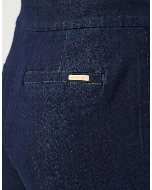 Joseph Ribkoff Blue Chloe: Stretch Denim High Rise Wide Leg Jeans