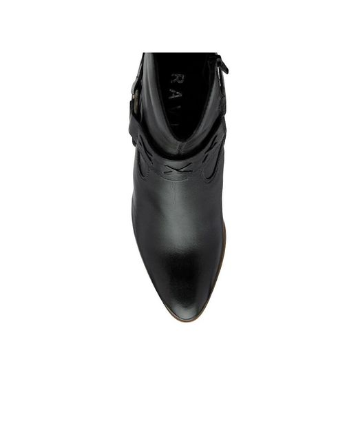 Ravel Black Argyll Ankle Boots