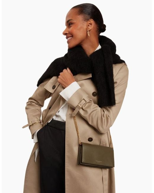 Ted Baker Natural Crossbody Flapover Bag