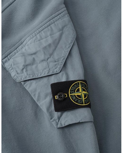 Stone Island Blue Compass 6100015 Sweatshirt for men