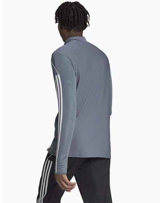 Adidas Blue Tiro 23 League 1/4 Zip Training Top for men