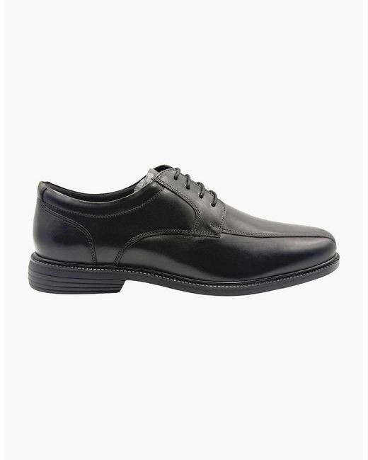 Rockport Black Corbin Tramline Shoes for men
