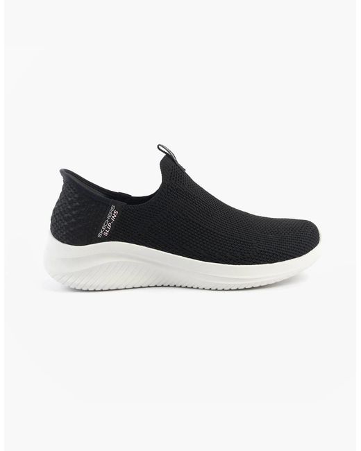 Skechers Black 150450/Blk Ultra Flex 3.0-Easy Win Trainers
