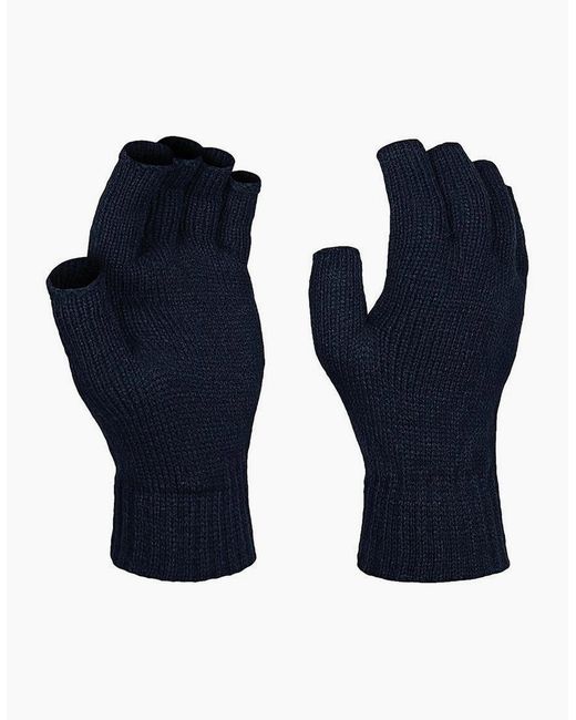 Regatta Black Fingerless Mitts Gloves
