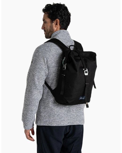Craghoppers Black Classic Kiwi Ii Roll Top 16L Backpack