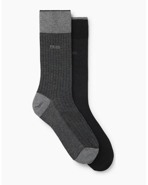 Boss Black Pack Of Regular Length Socks for men