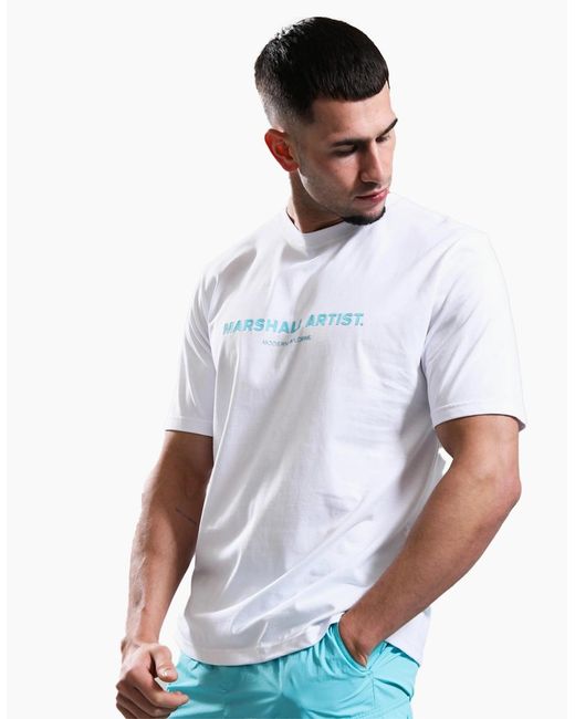 Marshall Artist White Thermo T-Shirt/Mint for men
