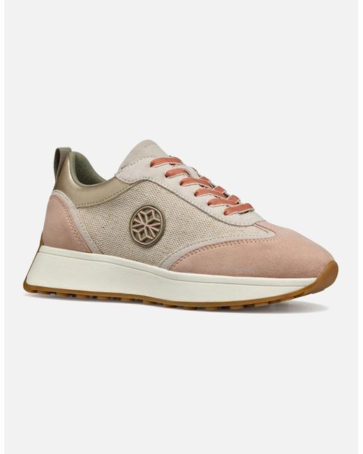 Geox White D Amabel Trainers