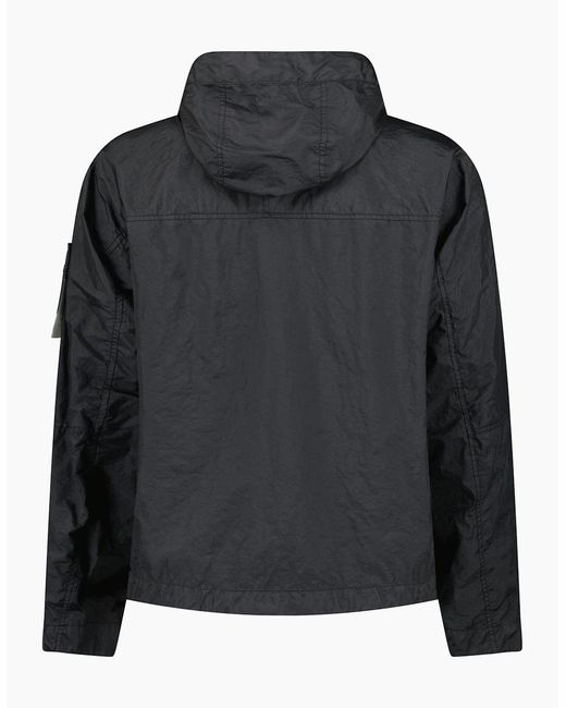 Stone Island Black Membrana 3L Tc Hooded Jacket for men