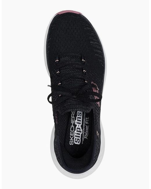 Skechers Blue Edgeride Impression Textile Trainers
