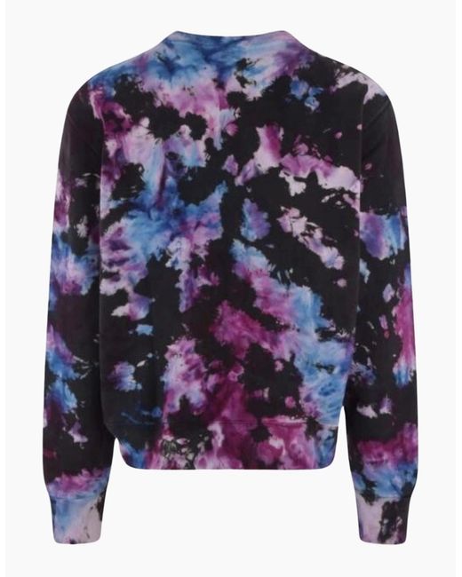 Amiri Blue Crystal Ball Tie-Dye Sweatshirt for men