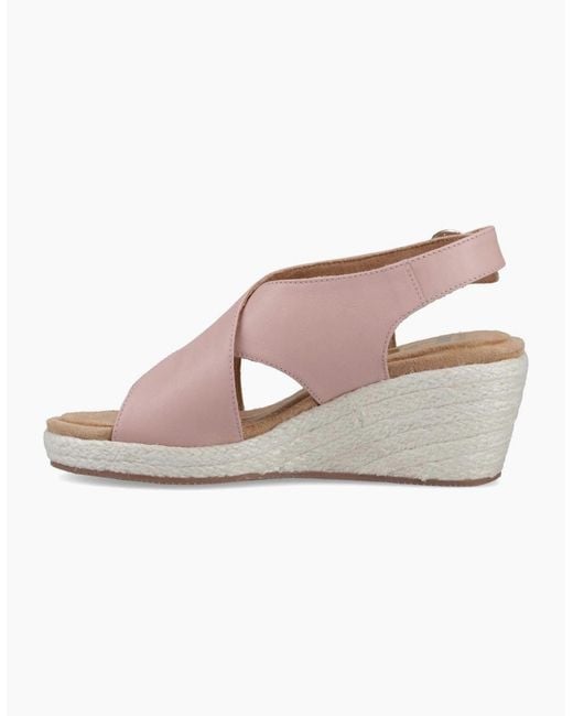 Hush Puppies Pink Dalia Kitten Slingback Court Shoes