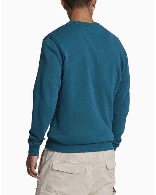 Lyle & Scott Blue Lyle & Scott Jumpers Crew Neck Knitted Winter Sweat Pullover Sweatshirts