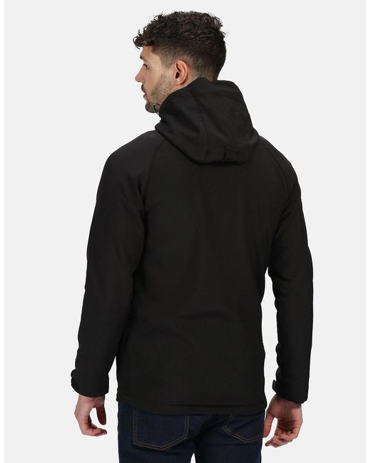 Regatta Black Professional Repeller X-Pro Softshell Jacket for men