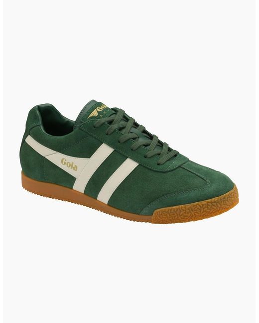 Gola Green Harrier Suede Casual Trainers for men