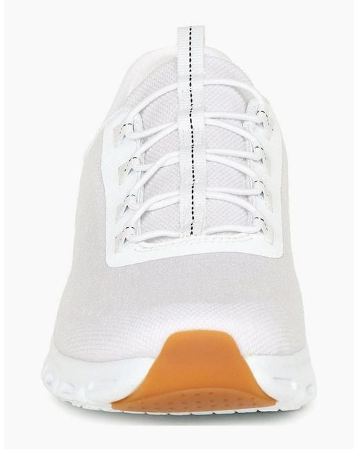 Skechers White Glide Step Slip