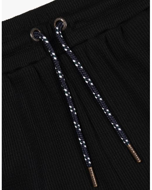 Ted Baker Black Waffle Loungewear Set for men