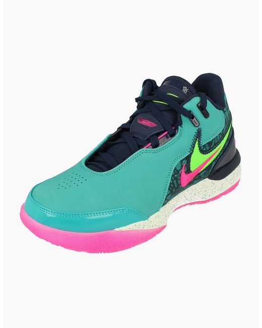Nike Green Zoom Lebron Nxxt Gen Ampd Basketball Trainers Fj1566 300 for men