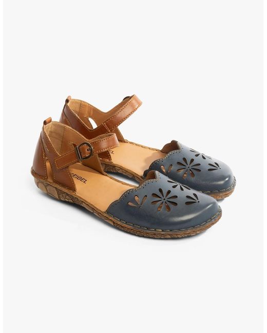Josef Seibel Brown Rosalie 04 Sandals Shark-Kombi