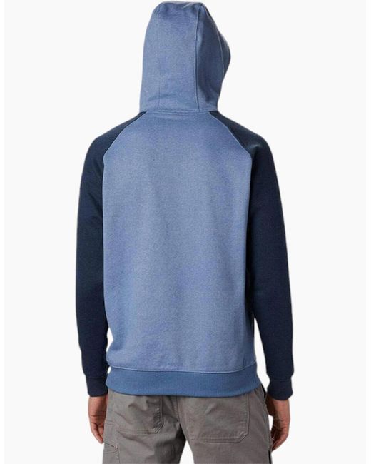 Columbia Blue Hart Mountain Ii Hoodies Regular Cotton Pullover Hooded Jumpers for men