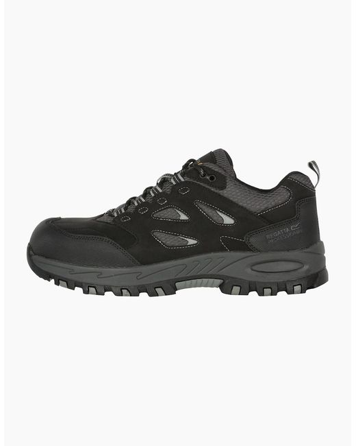 Regatta Black Mudstone Safety Trainers for men