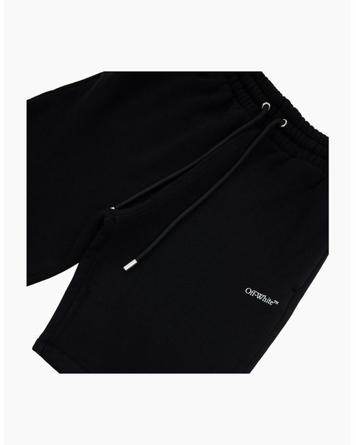 Off-White c/o Virgil Abloh Black Off Vibe Arrow Skate Sweatshorts/Aqua for men