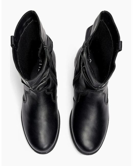 Hotter Black Irving Boots