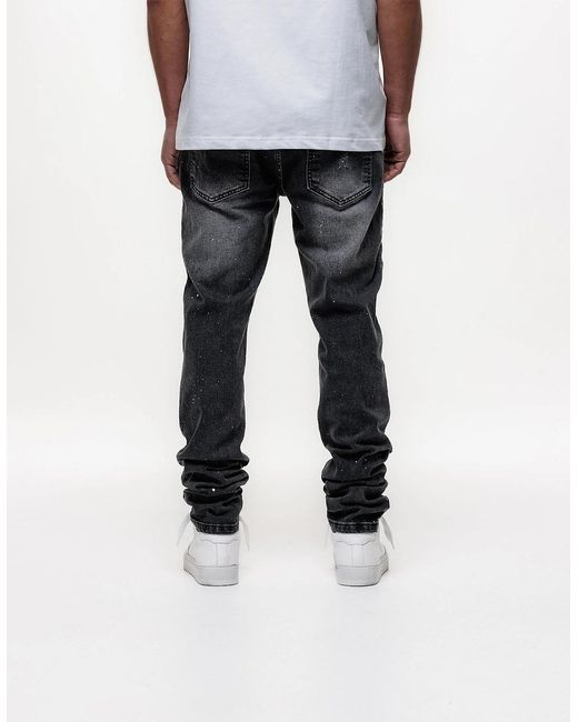 Magrit Gray Ombre Slim Jeans for men