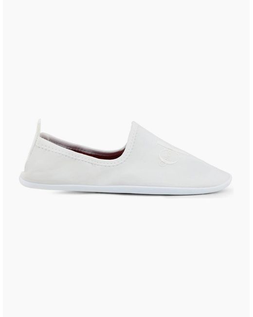 Calvin Klein White Slippers Flat Slip On Shoes