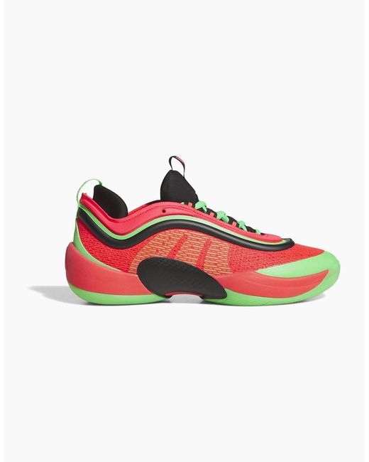 Adidas Red Don Issue 6 Low Top Lace-Up Sneakers for men