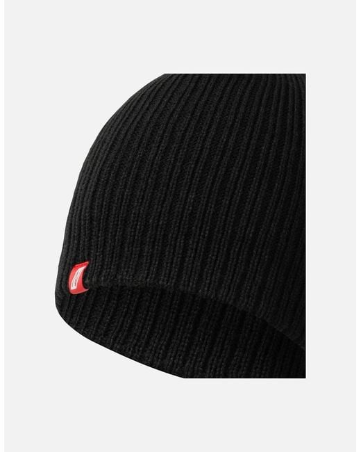 Trespass Black Stagger Knitted Beanie Hat for men