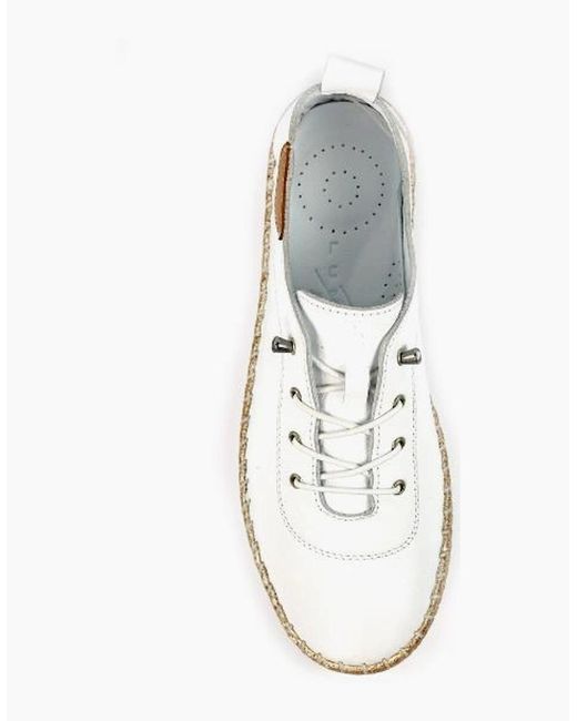 Lunar White Evie Fle050