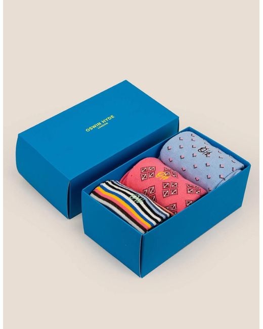 Oswin Hyde Blue Bank for men