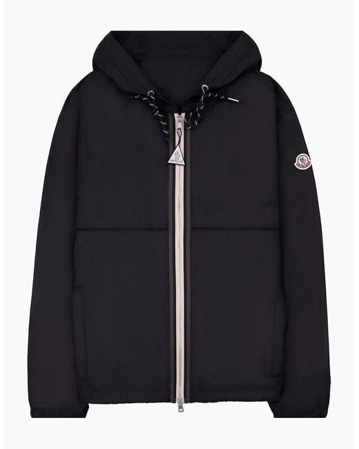 Moncler Black Nidge Hooded Jacket 999 for men