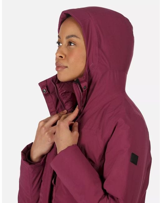 Regatta Purple Ladies Yewbank Ii Waterproof Parka