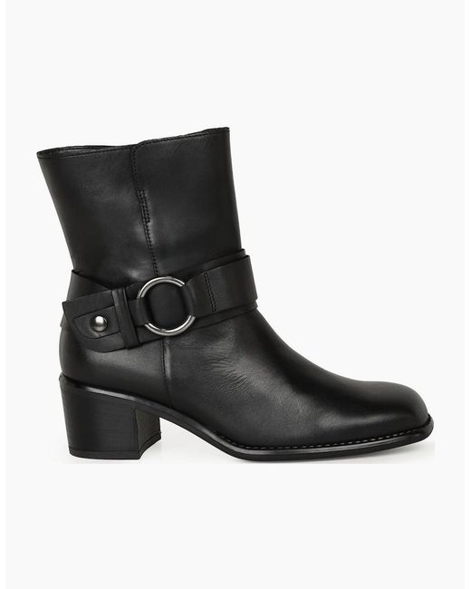 Gabor Black Easel Ankle Boots