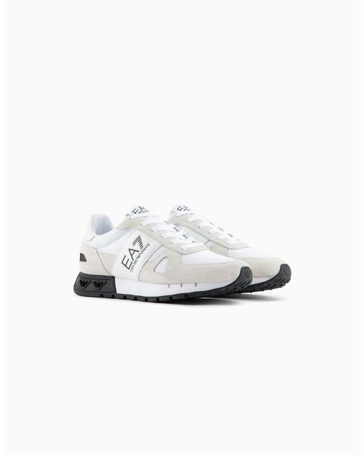 EA7 White Legacy Sneaker for men